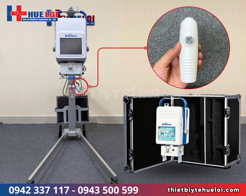 máy chụp x-quang di động cho thú y