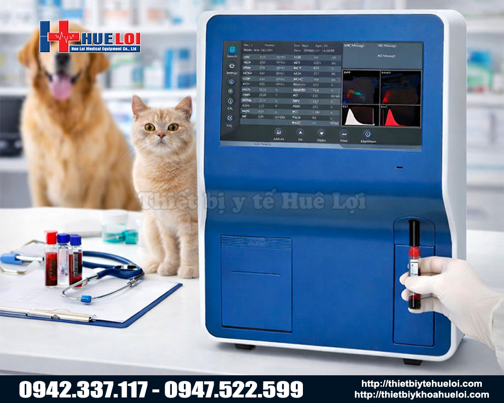 xét nghiệm huyết học 5 thành phần dùng trong thú y