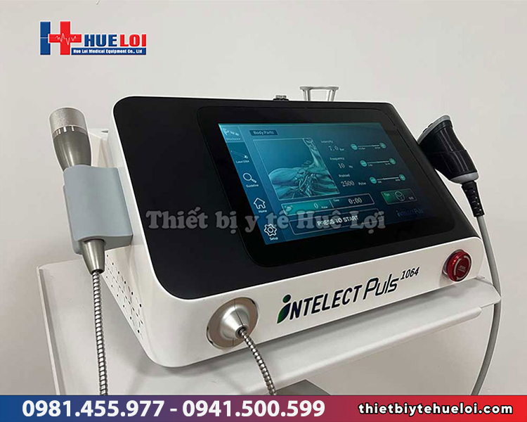 máy sóng xung kích và laser công suất cao