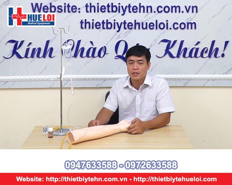 mô hình thực hành lấy vein và truyền dịch
