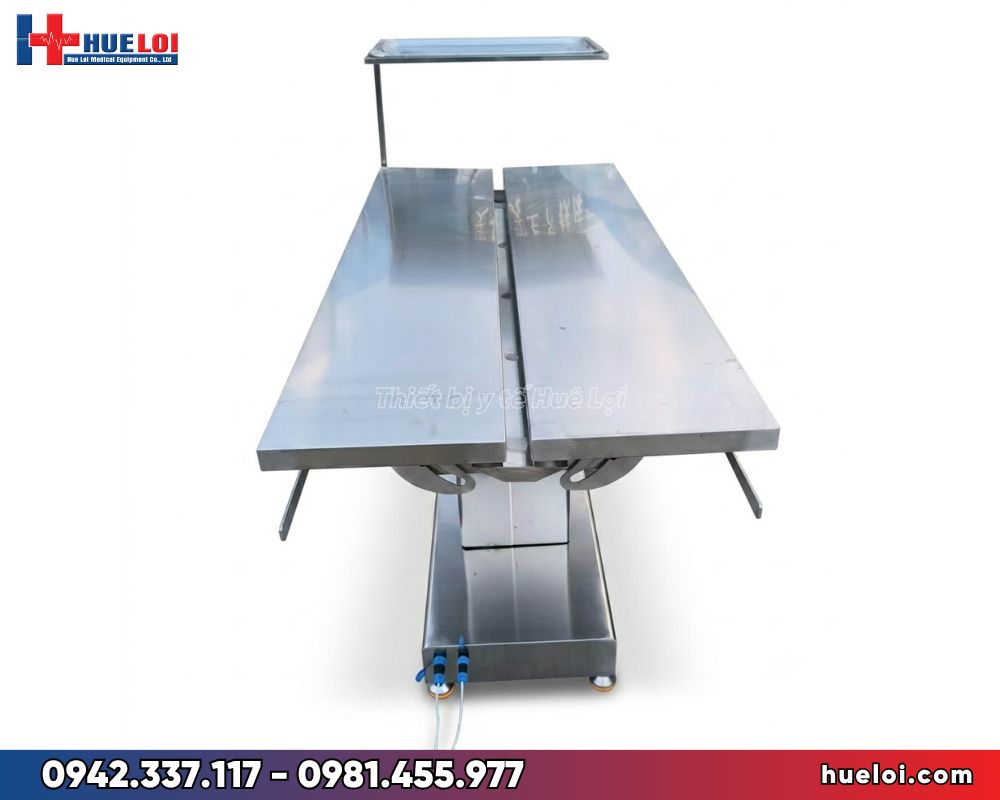 Bàn mổ thú y chữ V nâng hạ điện 