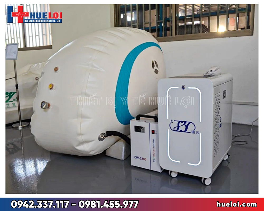 buồng oxy tăng áp vỏ mềm dạng ngồi - ảnh toàn cảnh sản phẩm