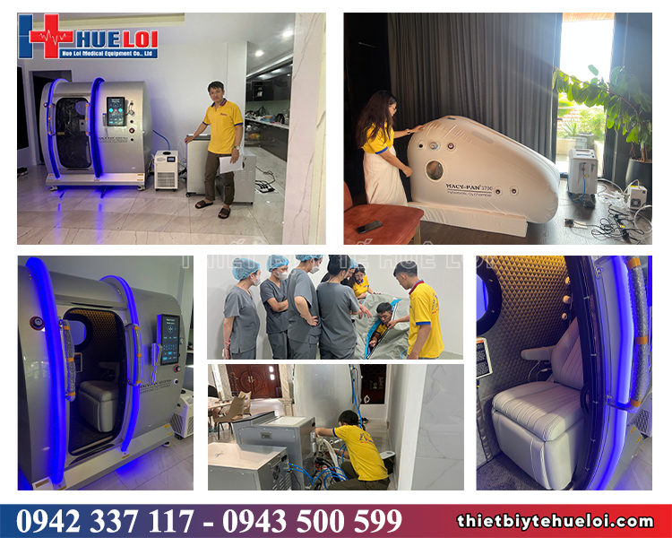 bàn giao buồng oxy cao áp