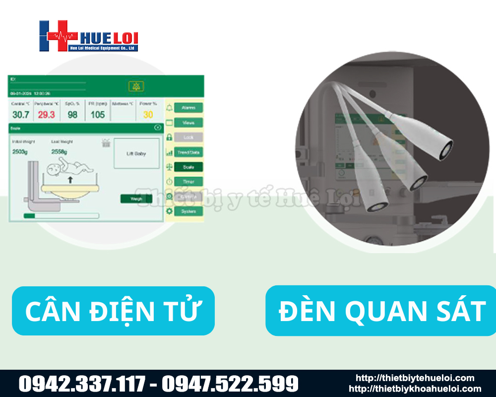 phụ kiện cao cấp của máy sưởi ấm trẻ sơ sinh