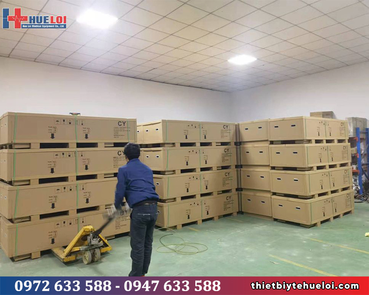 giường kéo giãn cột sống huê lợi