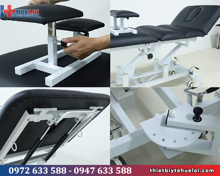 giường kéo giãn cột sống lưng và cổ cho phòng khám