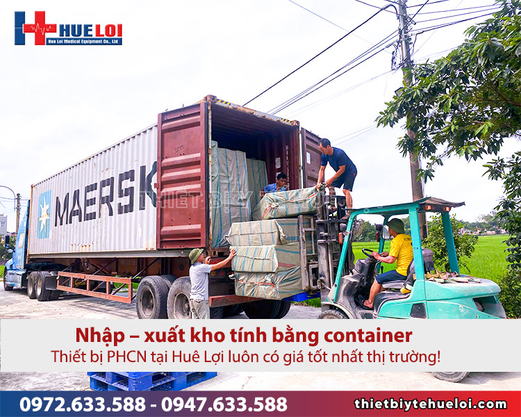 hàng huê lợi xuất nhập bằng container