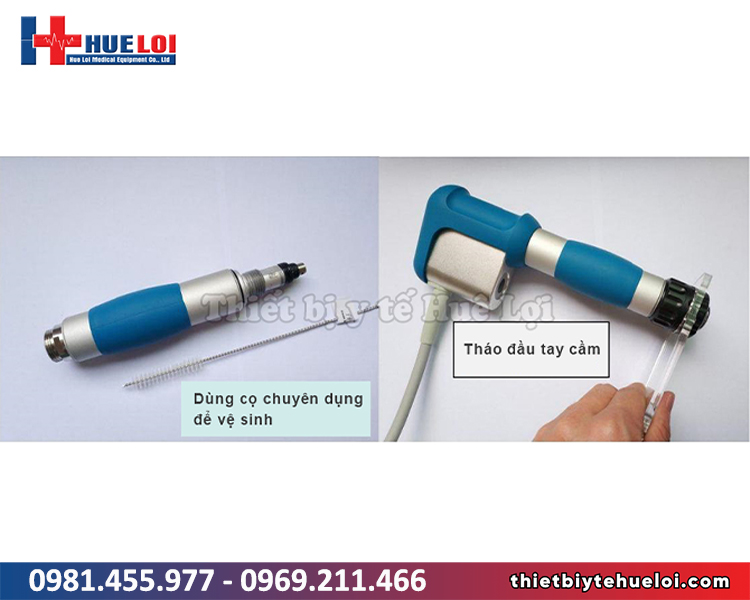 cách dùng máy xung kích