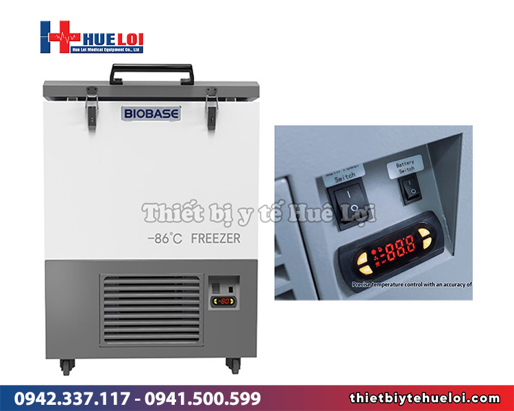 tủ đông âm sâu nằm ngang giá rẻ loại -86 độ c
