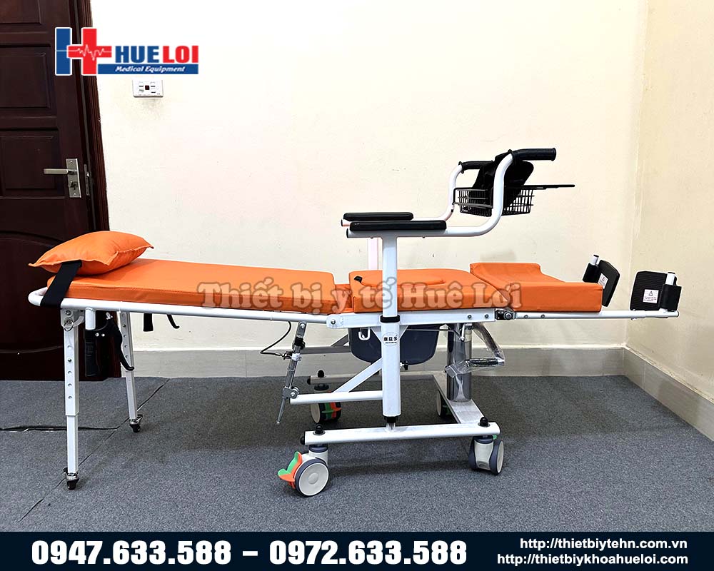 xe lăn kèm chức năng giường nằm